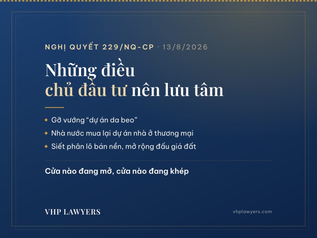 Nghị Quyết 229/NQ-CP Những Điều Chủ Đầu Tư Nên Lưu Tâm